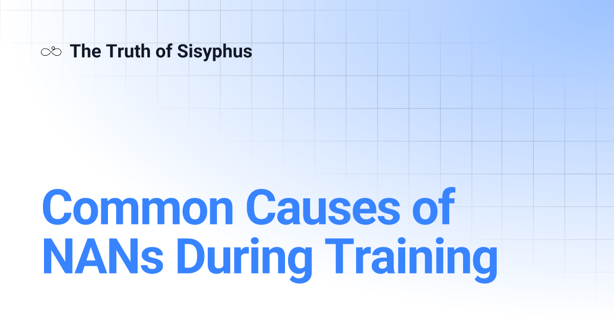 Common Causes of NANs During Training | The Truth of Sisyphus